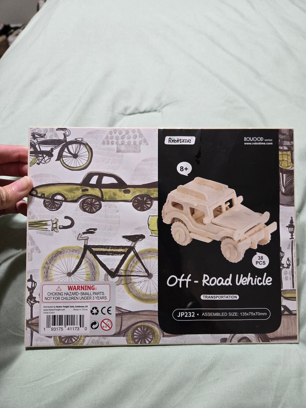 Off road vehicle wooden 3d puzzle new